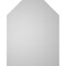 Ekena Millwork Octagonal Top Surface Mount PVC Gable Vent w/ 2"W x 1-1/2"P Brickmould Frame, 24"W x 30"H GVPOT24X3002SN - alternate 3